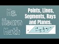 Geometry Vocabulary and Symbols Exploration