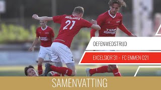 Screenshot van video Samenvatting Excelsior'31 - FC Emmen O21