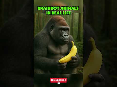 12 brainrot but real life animals #brainrot #ai #tungtungtungsahur