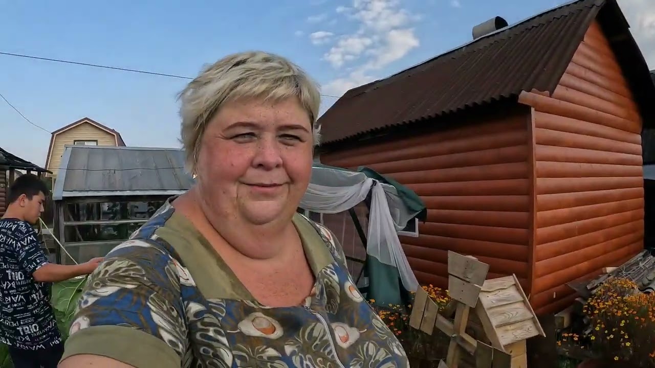 Цыплята очень выросли. Дачные дела. Поход за мороженым