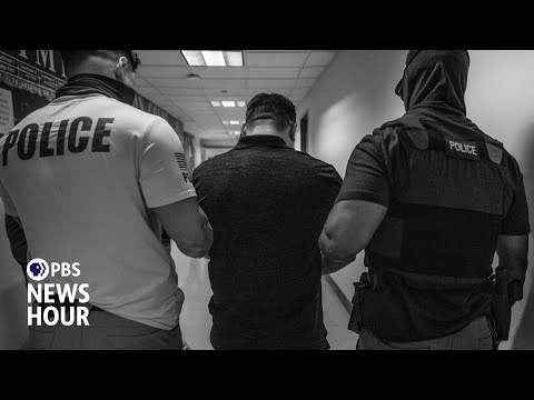 YouTube video thumbnail: Photojournalist Documents Arrests Outside of Immigration Hearings