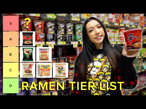 BEST Ramen Tier List You'll Find on the INTERNET!