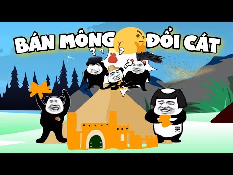 GẤU HÀI HƯỚC - Phần 145: Bán Mông Đổi Cát | Phim hoạt hình gấu trúc trung quốc meme siêu buồn cười