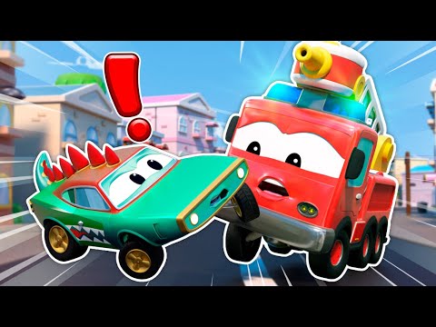 Crocodile Car has an ACCIDENT | Car Repair
