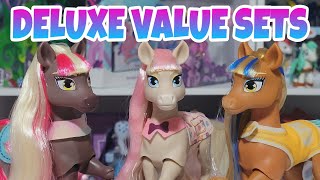 Wild Manes Deluxe Value Sets of Zoey, Sundae, & Lana