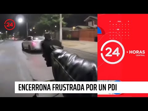 La última encerrona frustrada por un PDI en La Florida: cámaras de seguridad registraron los hechos