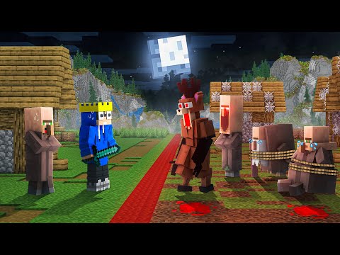 Scary Villagers Vs Me In Minecraft! 