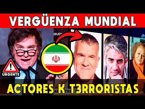 VERGÜENZA MUNDIAL 🚨 ACTORES K T3RROR1STAS ⚠️ PAPELÓN EN VIVO ZURDOS: MILEI TENÍA RAZÓN
