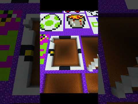Satisfying pixel art in minecraft (TOTEM) #shorts #gaming #minecraft