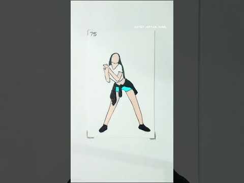 azul dance in flipbook🤩 #flipbook #gururandhawa #dance