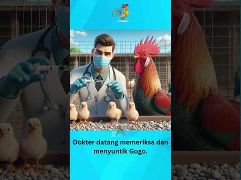 🐓 Kisah Gogo: Ayam Jago yang Kehilangan Suaranya 🤒 - part 3 THE END  #family #shorts #story