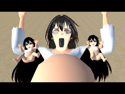 HANTU PETA PETA MELAHIRKAN ANAK KEMBAR || Drama Sakura School Simulator