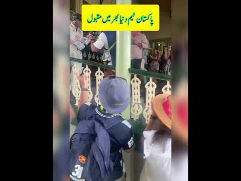 David Warner Receives guard of honour from Pakistan Team #shorts