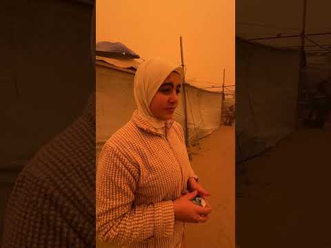عواصف رملية في غلاف غزة وسط رياح تصل سرعتها إلى 90 كم في الساعة