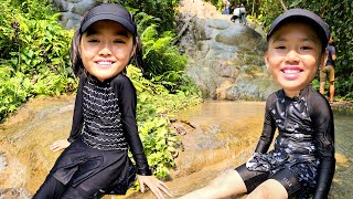 หนูยิ้มหนูแย้ม เล่นน้ำปีนน้ำตก! ผจญภัยสุดมันส์ที่น้ำตกบัวตอง–น้ำพุเจ็ดสี เชียงใหม่ 💦🌈