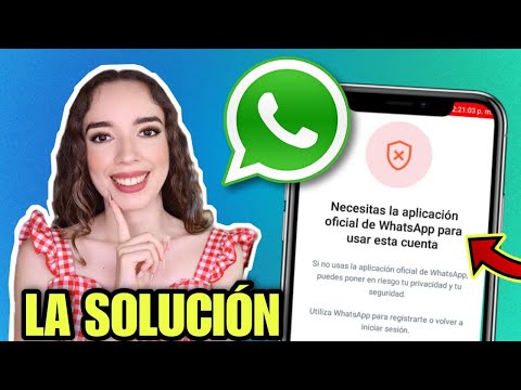 Como SOLUCIONAR ERROR DE Whatsapp Plus y Whatsapp Estilo Iphone ✅ Necesitas la aplicación oficial