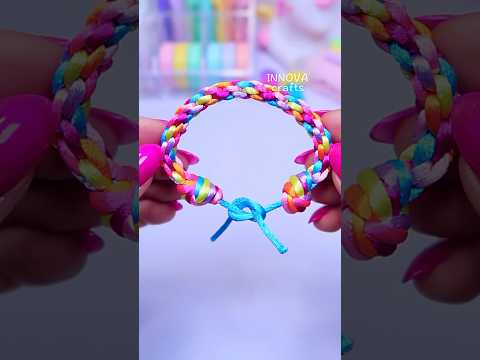 Easy craft ideas / DIY cute bracelet #shorts #craft #artandcraft #youtubeshorts #art #diy #cute