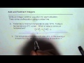 Integer Operations and Temperature Changes