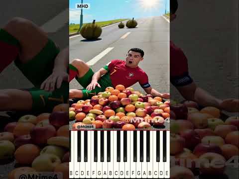Ronaldo Can't Catch a Break ๐๐ @Mtime4 - Piano Tutorial