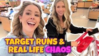 Target Run, Snack Taste Test, + Real Life Mess | We're Back... Again!