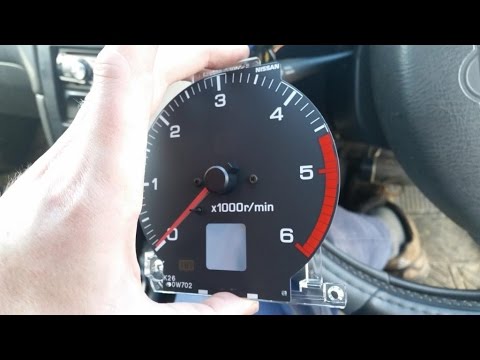 Broken RPM Tachometer gauge repair - Nissan Terrano