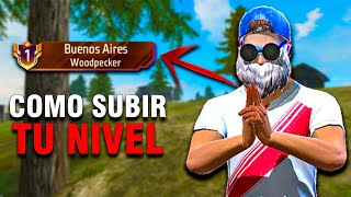 COMO SUBIR TU NIVEL EN FREE FIRE 🔥 / GANARAS SIEMPRE 👺