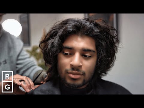 His First Haircut in 1 YEAR! Huge TRANSFORMATION 🤯