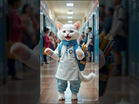 Heart-touching Cute Kitten police Dance ๐พ #usacats