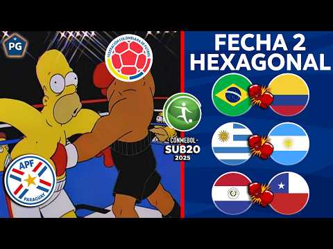 SUDAMERICANO SUB20 2025🔥HEXAGONAL FINAL FECHA 2⚡PREDICCIÓN, ANÁLISIS y TABLA DE POSICIONES