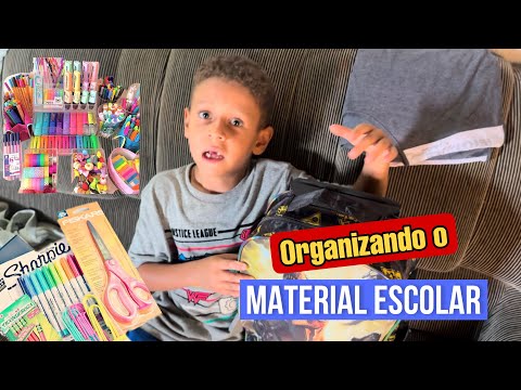 ORGANIZANDO O MATERIAL ESCOLAR