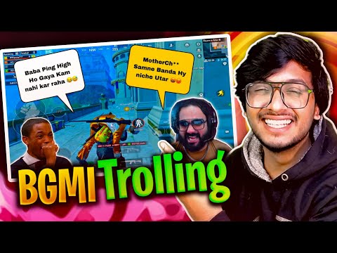 NEXT LEVEL TROLLING! THIS BGMI PLAYER PRANKS HIS TEAMMATES IN STYLE! 🤣 @rock-live90 #bgmi