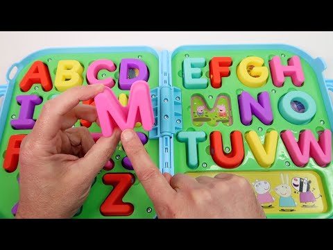 Learning Alphabet Letters with Peppa Pig and Friends