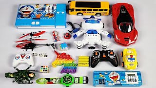 Top 10 Toys Collection🤑Dancing Robot, Ben 10, Rc School Bus, Helicopters, Calculator pencil box, Pen