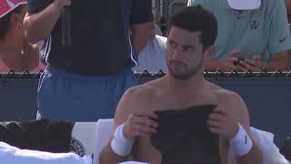 Nicolas Mejia shirtless in Cincy