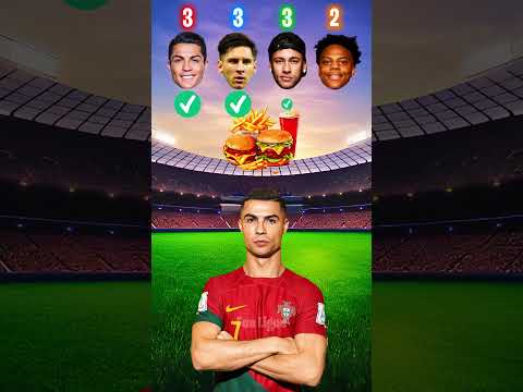 Ronaldo🥶 vs Messi👽 vs Neymar🥵 vs IShowSpeed💀 - Ronaldo Asks