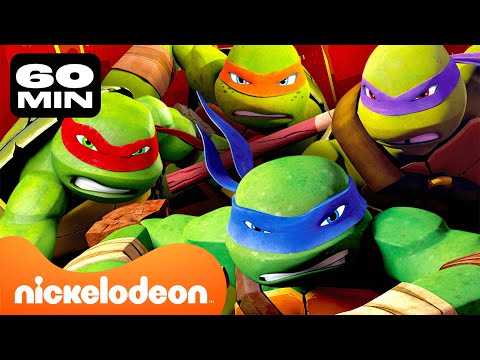 TMNT | 60 MENIT Momen Terbaik TMNT dari Musim ke-4! 👊 | Nickelodeon Bahasa