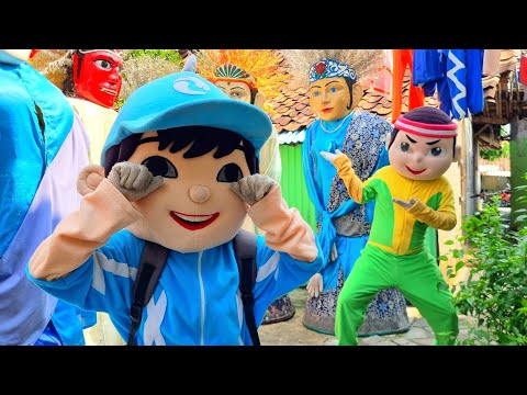 Nangis Kejer Libur Sekolah |Drama Badut Boboiboy & Ondel-ondel Betawi