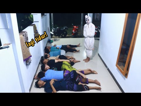 Prank Pocong Terlucu || Jahilin Orang Lagi Tidur || Endingnya Bikin Ngakak