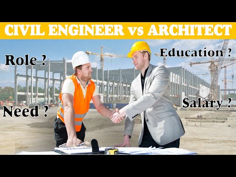 difference between civil engineering and architecture