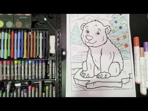 Color a picture of a bear