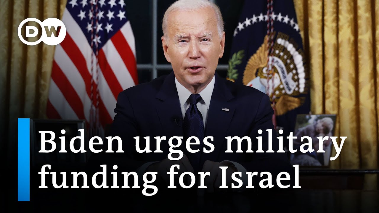 Biden: Hamas and Putin both seek to ‘completely annihilate a neighboring democracy’ | DW News