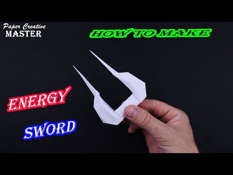 How to make an energy sword out of paper