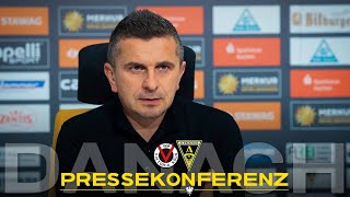 Pressekonferenz nach Alemannia Aachen - Viktoria Köln