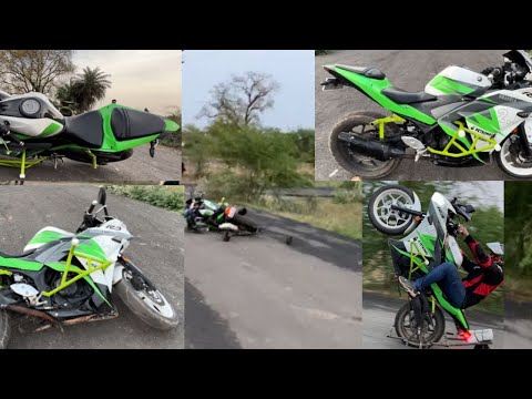 Yamaha R3 Crash Test || Wheelie Machine Crash 💥