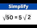 Simplifying Square Roots and Using Conjugates