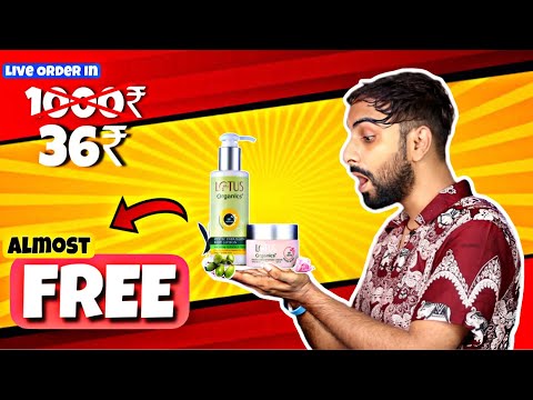 Lotus FREE Shopping Loot | Get Lotus Facewash, Scrub Etc Almost FREE |