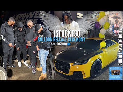 NYC BALLOON RELEASE 💙 IN HONOR OF 1STOCKF30 ANDRE BEADLE RACE IN PEACE 🕊️ 1STOCKGANG MPOWERHOUSE