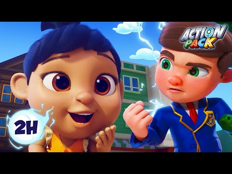 Recovering the Stolen Books! 📚  |  2H Compilation | Action Pack | Adventure Cartoon for Kids