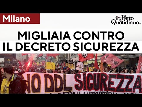 “Il governo vuole il modello ungherese, senza dissenso”: protesta contro il ddl Sicurezza