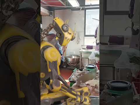#robot    Robot stir-frying